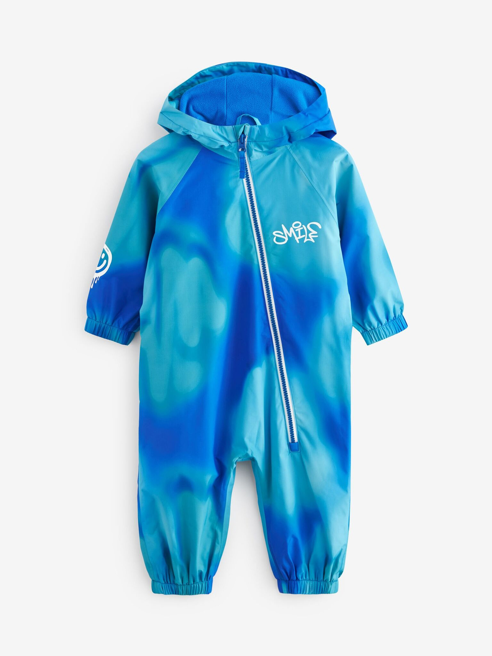 Комбинезон непромокаемый с капюшоном для мальчика Next Q53-251, Голубой, Синий