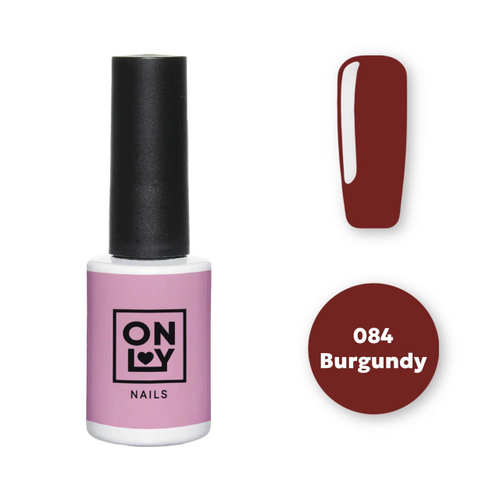 Гель-лак OnlyNails Burgundy №84, 10мл