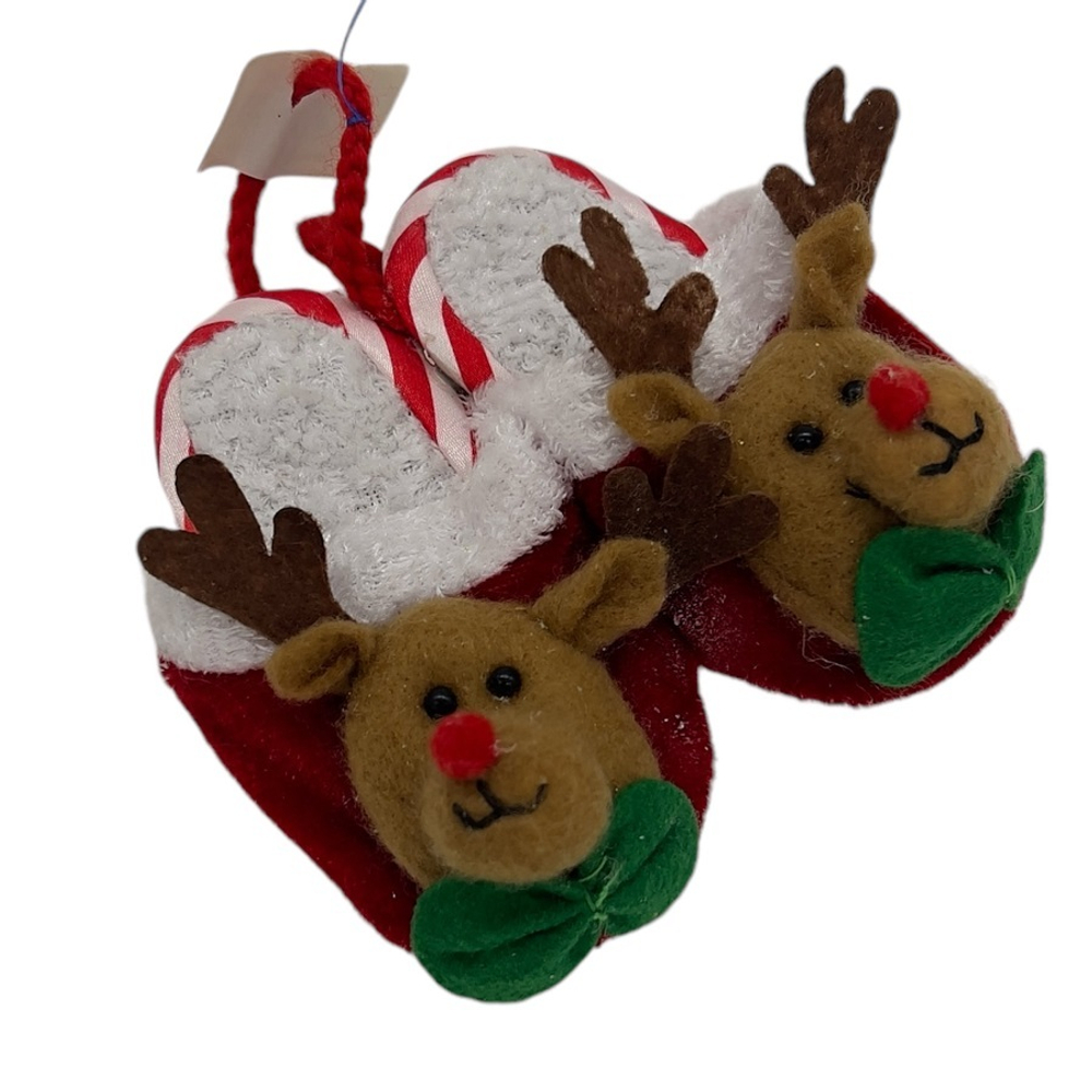 Тапочки новогодние на ёлку