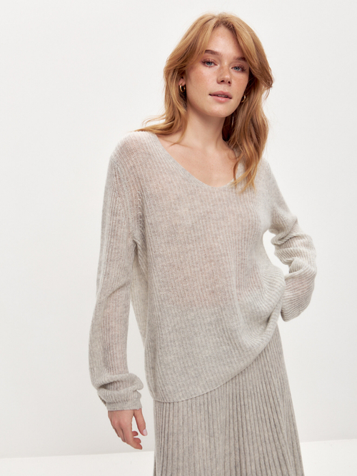 Кашемировый пуловер