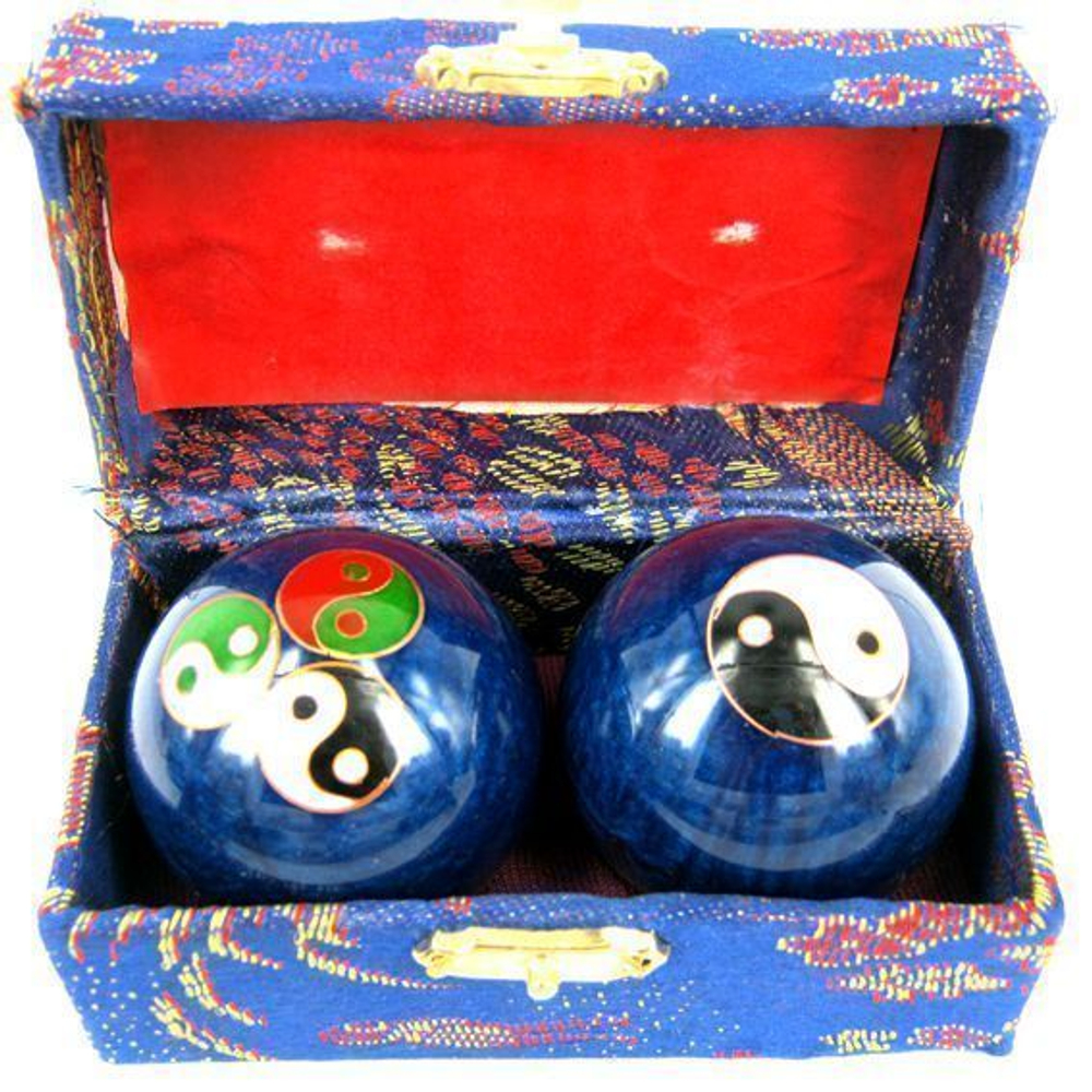 Шары баодинг поющие с инь-янь 47 мм