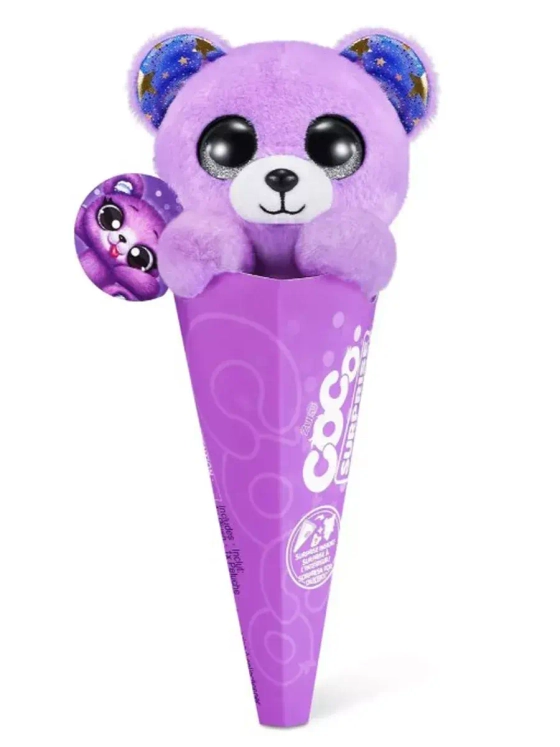 Мягкая игрушка в рожке Coco Surprise Мишка Зуру