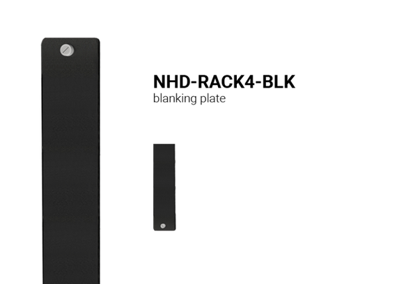 Wyrestorm NHD-RACK4-BLK - заглушка для установочного шасси NHD-000-RACK4