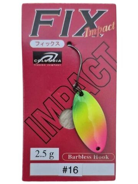 Колеблющаяся блесна FOREST FIX Impact 2.5g/#16