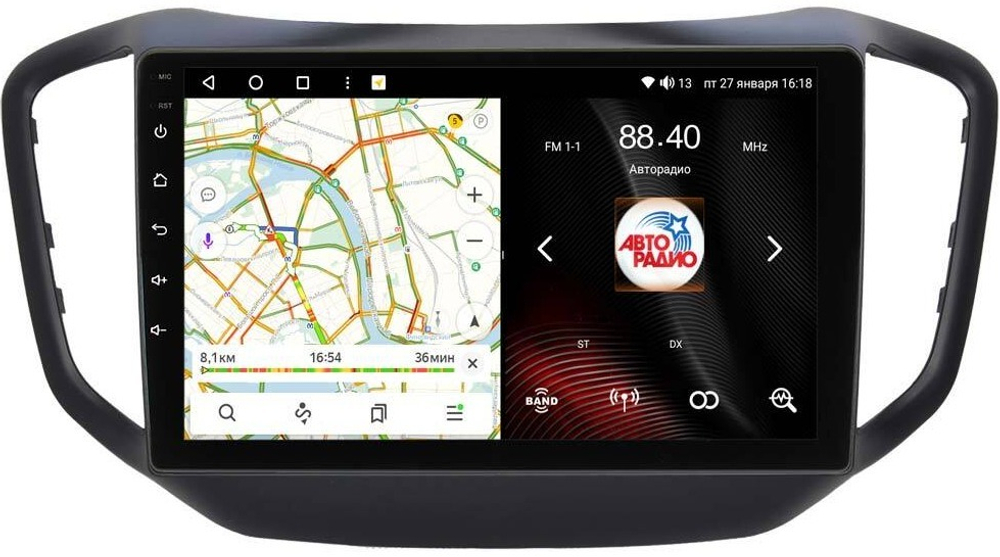 Магнитола для Chery Tiggo 5 2014-2020 - Vaycar VA11-4107 на Android 13, 8-ядер, 2Гб-32Гб, 4G SIM-слот