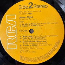 Винтажная виниловая пластинка LP Taco After Eight (Japan 1983) (No Obi)