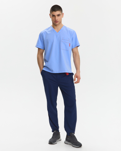 Топ медицинский мужской Гекай, скайблю