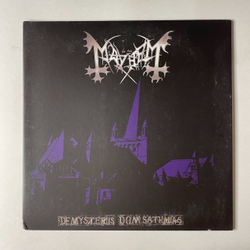Винтажная виниловая пластинка LP Mayhem De Mysteriis Dom Sathanas (UK 2010)