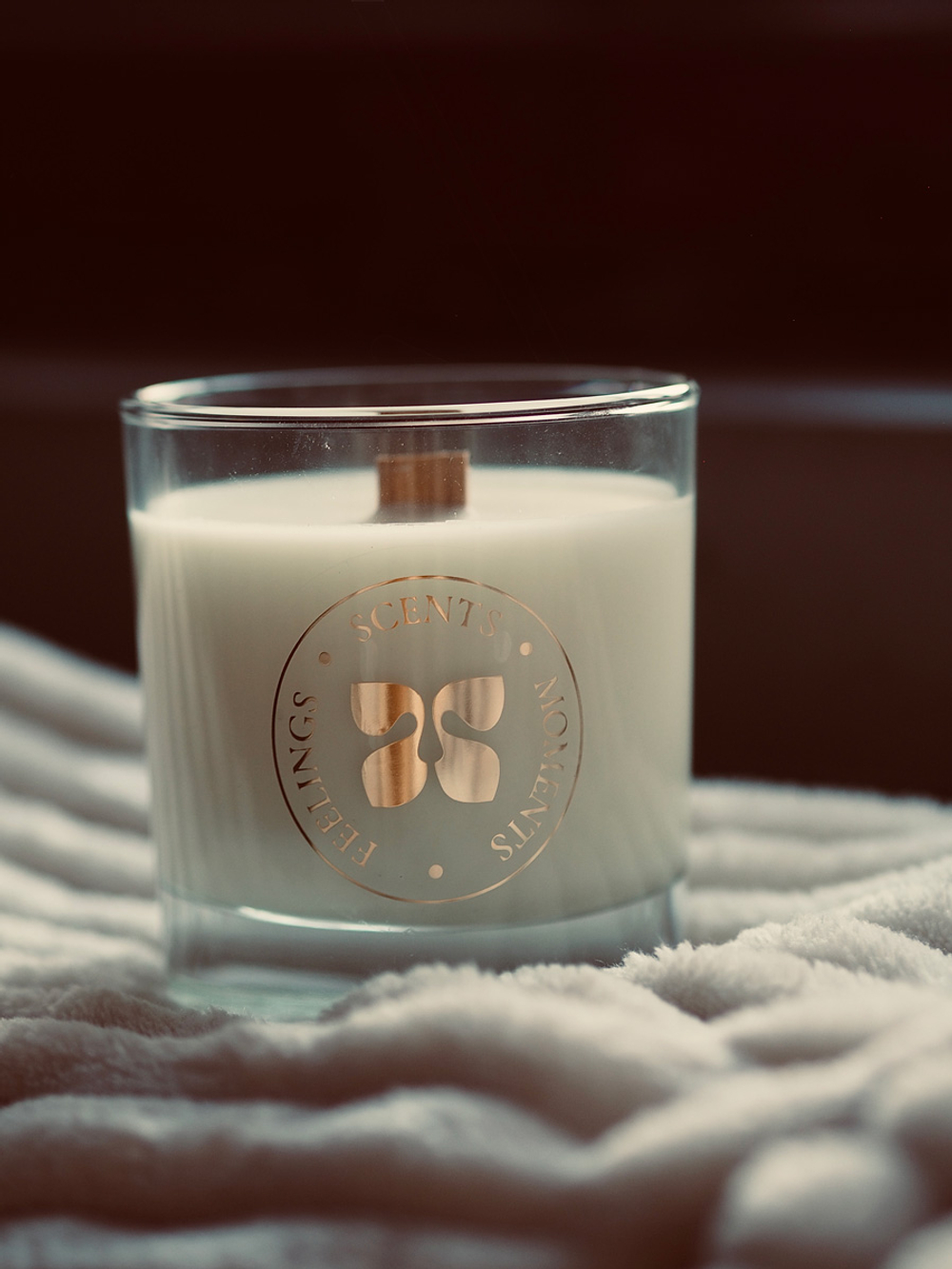 Свеча в стеклянном стакане 320 мл, «Воскресное утро»