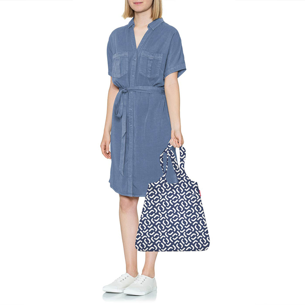 Сумка складная Reisenthel Mini maxi shopper signature navy AT4073