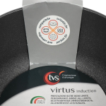 Кастрюля алюминий, антиприг, 2.5 л, TVS, Virtus, CS480202910001, индукц