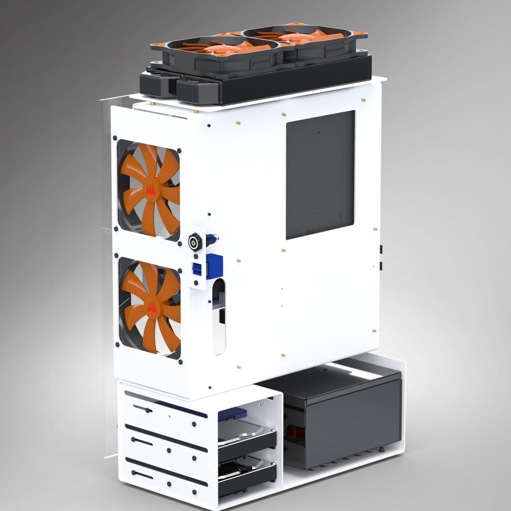 Компьютерный корпус PridePC 1406213 PRO/ Открытый стенд/ Открытый корпус