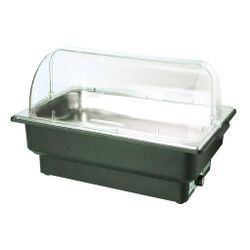 Мармит электрический 13,5 л 1/1*100 с откидной Roll-top крышкой поликарбонат   SUNNEX