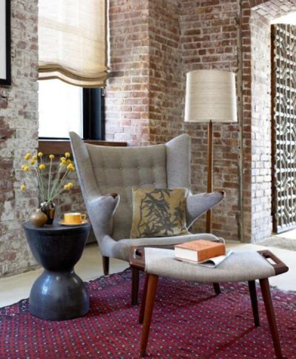 Кресло Papa Bear с оттоманкой