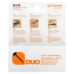 DUO, Клей с кисточкой для накладных ресниц, темный оттенок, 5 г