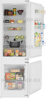 Встраиваемый двухкамерный холодильник Haier HRF 225 WBRU