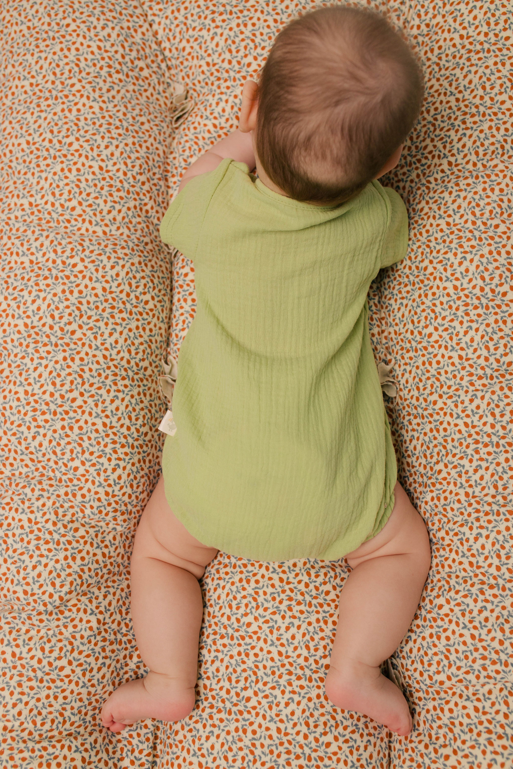 Боди из муслина, Оливка