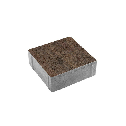 Тротуарная плитка КВАДРАТ 200х200 мм - Листопад гранит Шелковица