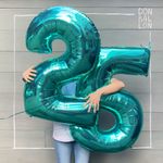 Шар (40"/102 см) Цифра, 5, Тиффани