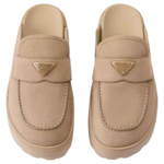 PRADA Closed Toe Slippers Women"s Desert Yellow