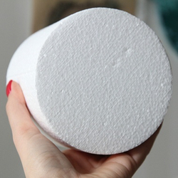 Цилиндр из пенопласта для торта (12 см.* 12см)