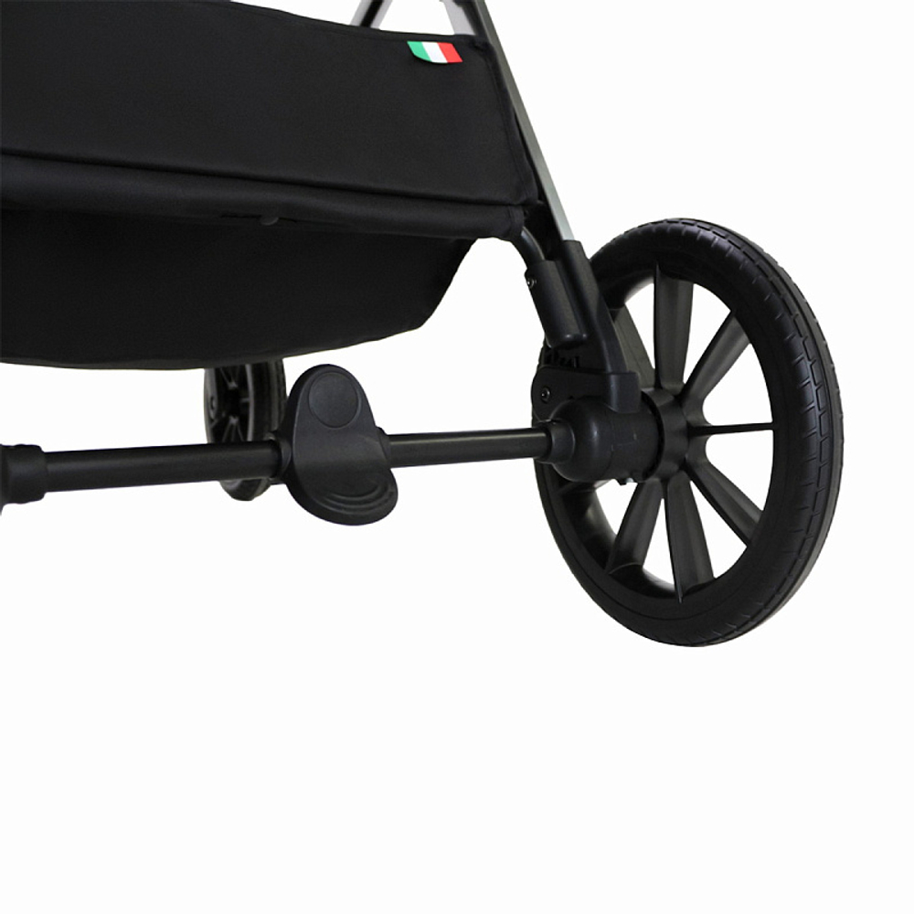 Детская коляска Sweet Baby Vento Silver 3 в 1 Silver Blue