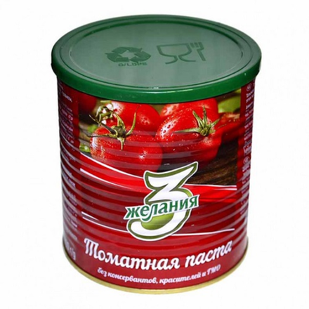 Томатная паста 3 желания 198 гр ж/б