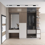 DK5363-BK Светильник для трека Air, серия Linear 2700-6500 со светодиодом, L230*W26*H60мм, 48V DC, 9W, RA?90, 120°, 2700-6500K, IP20, черный, алюминий