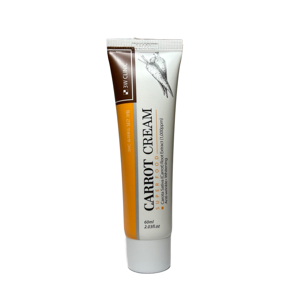 Крем для лица 3W Clinic Super Food Carrot с экстрактом моркови Cream 60 мл