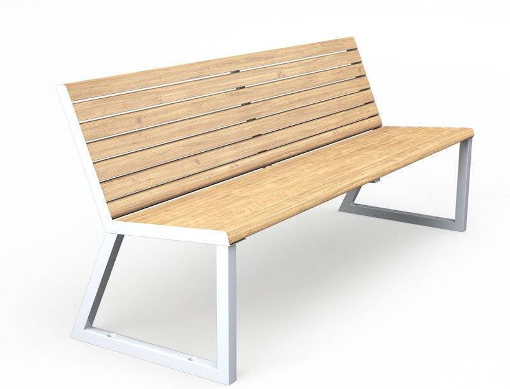 Скамейка стальная «Леман»