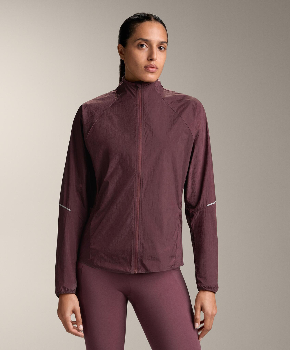 Oysho Водоотталкивающая куртка, бургунди