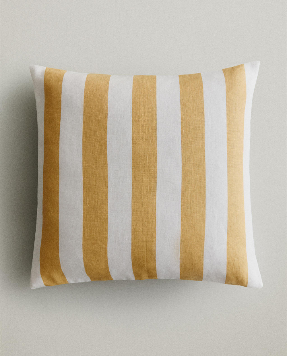 Zara Home наволочка декоративная из льна, в полоску