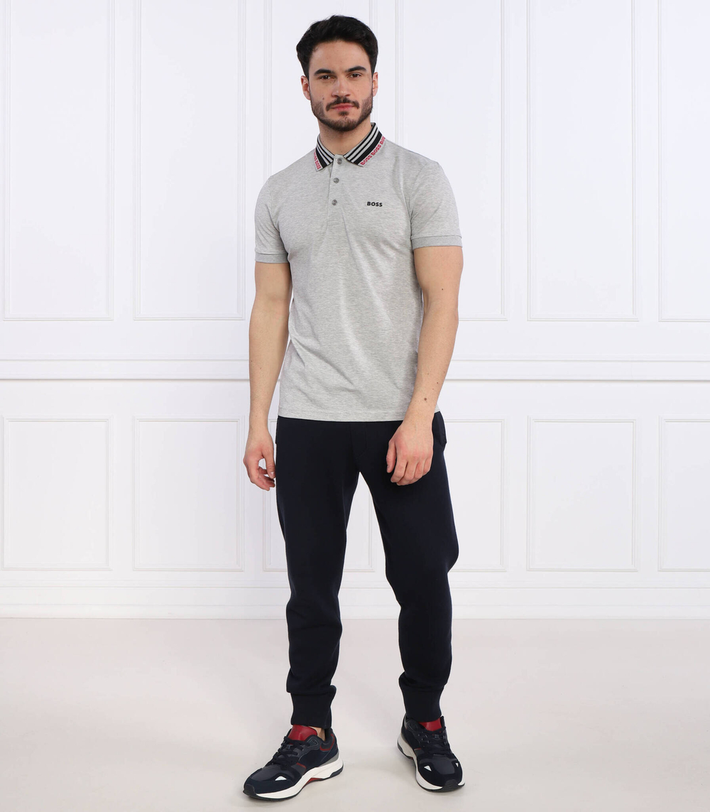 поло BOSS GREEN - серый(50488270)
