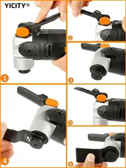 YICITY Набор насадки для реноватора пильные, пилки для реноватора, полотно пильное/ 13 штук