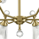 8046/6C CLASSI LN26 107 латунь/прозрачное стекло Люстра потолочная Е14 6*40W 220V AURICA