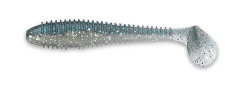 Приманка силиконовая Keitech Swing Impact FAT 3.3" #431 Silver Shiner
