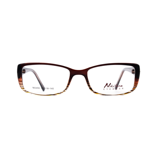 Оправа прямоугольная Nikitana NI3490 C5 коричнево-желтая