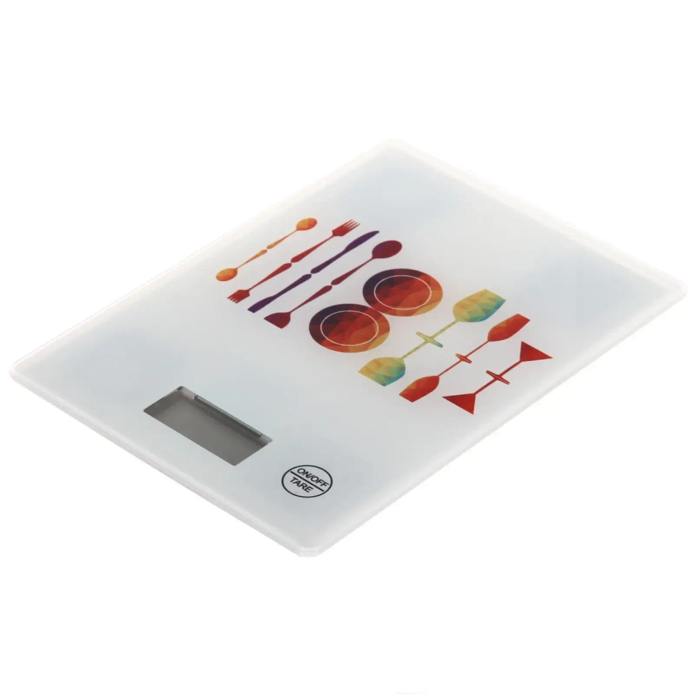 Весы электронные плоские до 5 кг «Симфония вкуса» (точн.1гр), 21*15*2,5 см