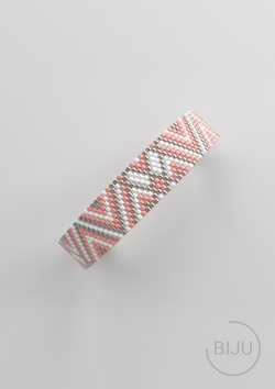 Схема PEYOTE, Схема браслета мозаичное плетение, узор из Miyuki Delica 11/0, файл PDF, №279