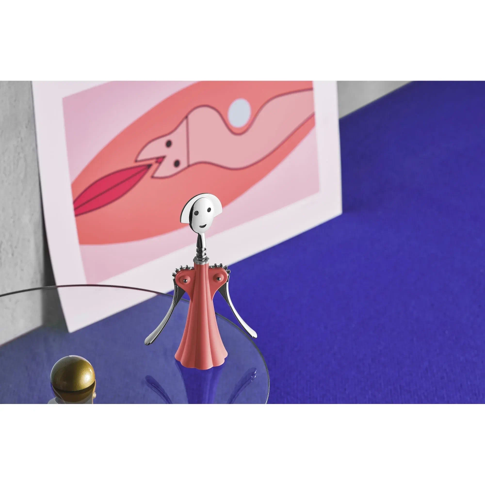 Alessi Анна Г. Штопор розовый