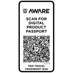 Trip Aware™ дорожная сумка через плечо из переработанного материала GRS объемом 1 л