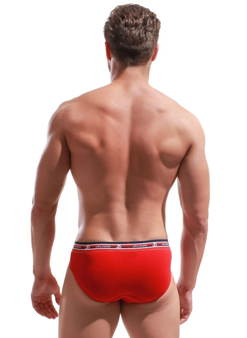 Мужские трусы-слипы с широкой резинкой в спортивном стиле (Размер: S) (Цвет: черный)