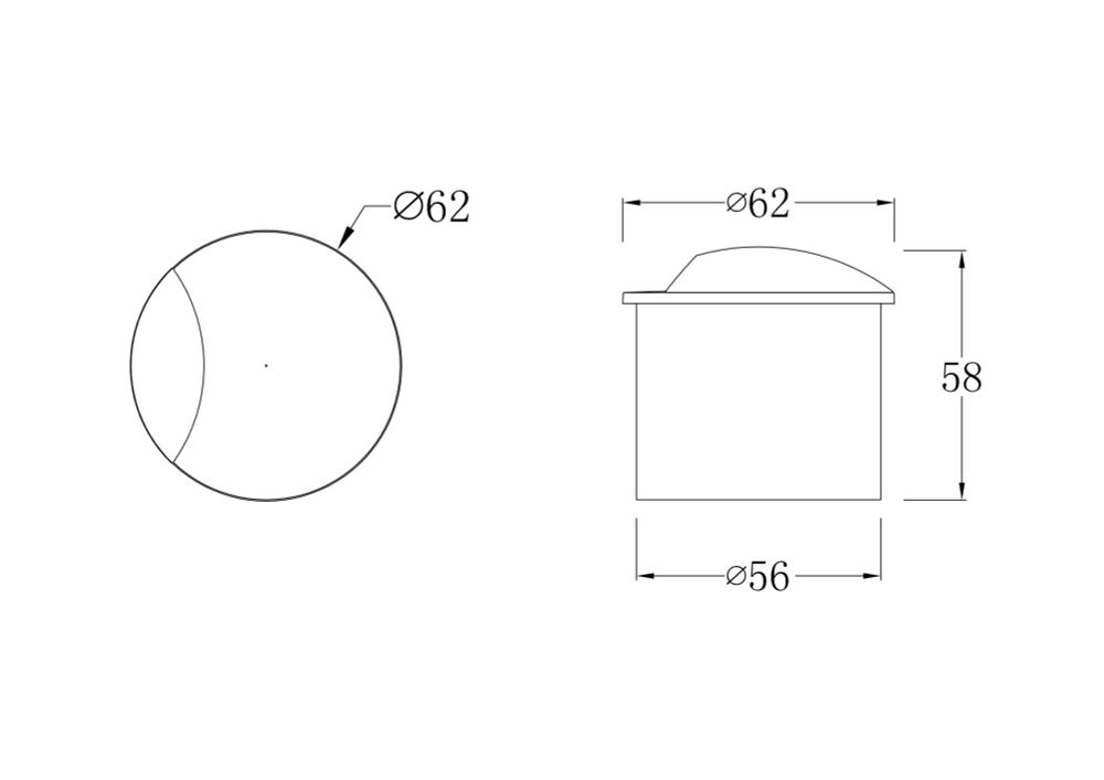 Грунтовый светодиодный светильник Maytoni Biscotti O035-L3W3K