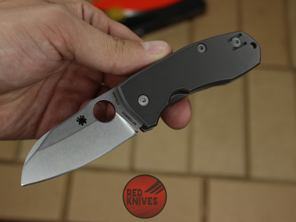 Нож Spyderco Techno 2 А +++ - титановая рукоять C158TIP2