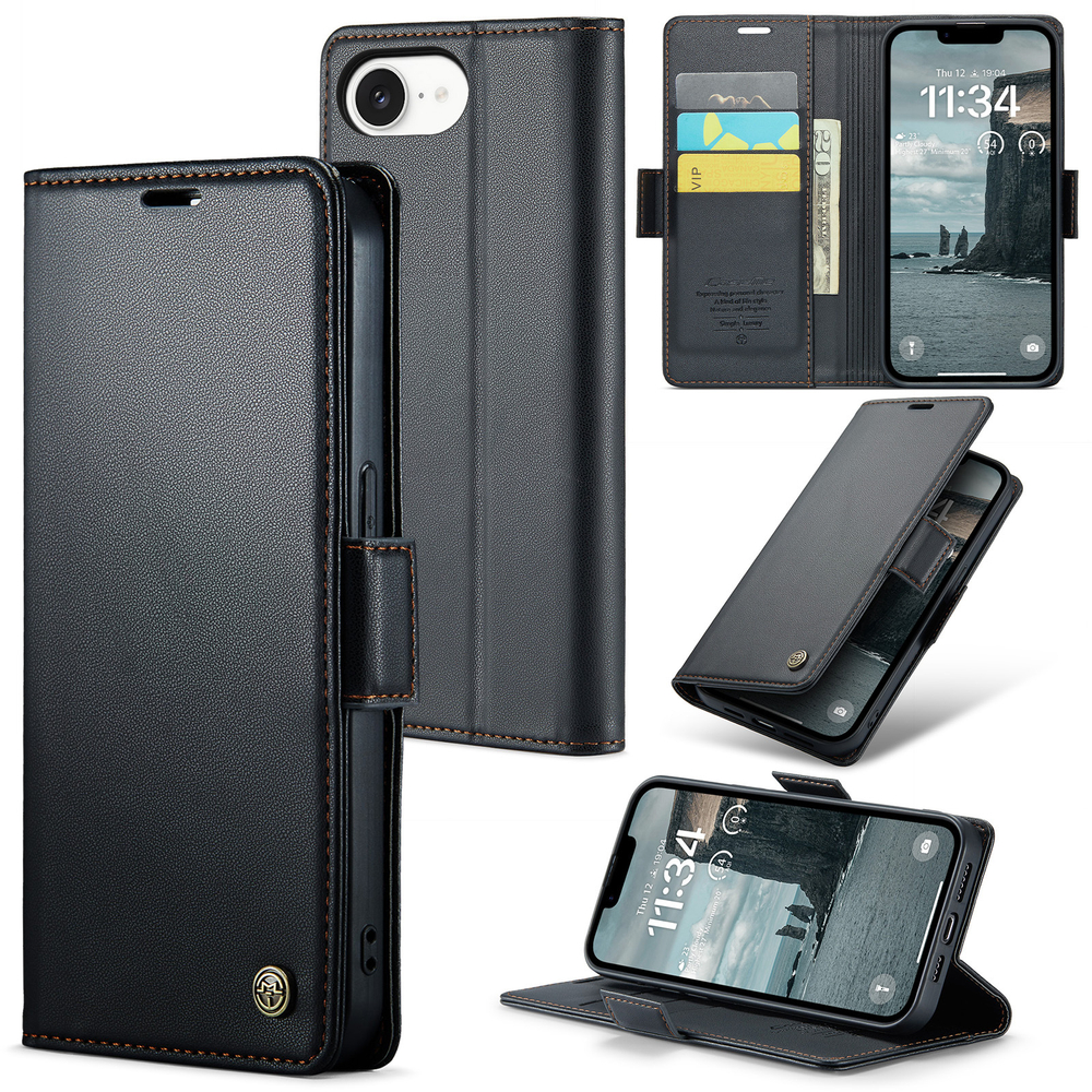 Чехол-книжка CaseMe Smooth iPhone 16e