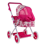 Коляска для куклы лежачая, коробка 61881