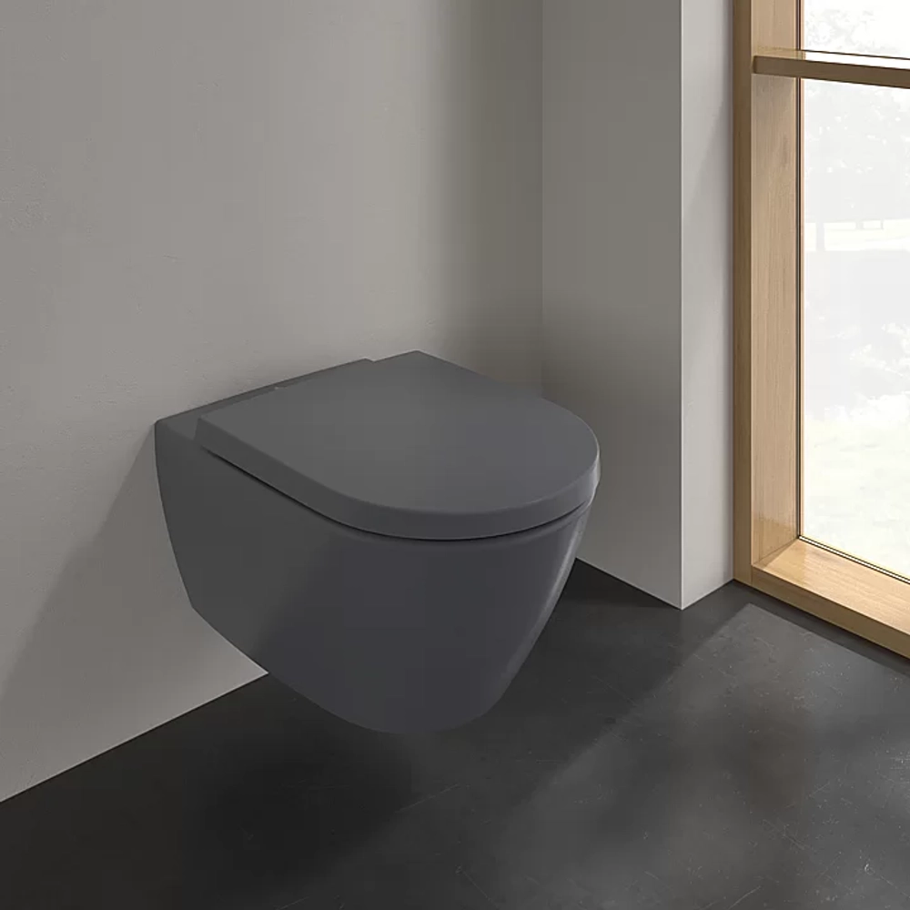 Унитаз подвесной Villeroy&Boch Subway 2.0 5614R0I4 графит