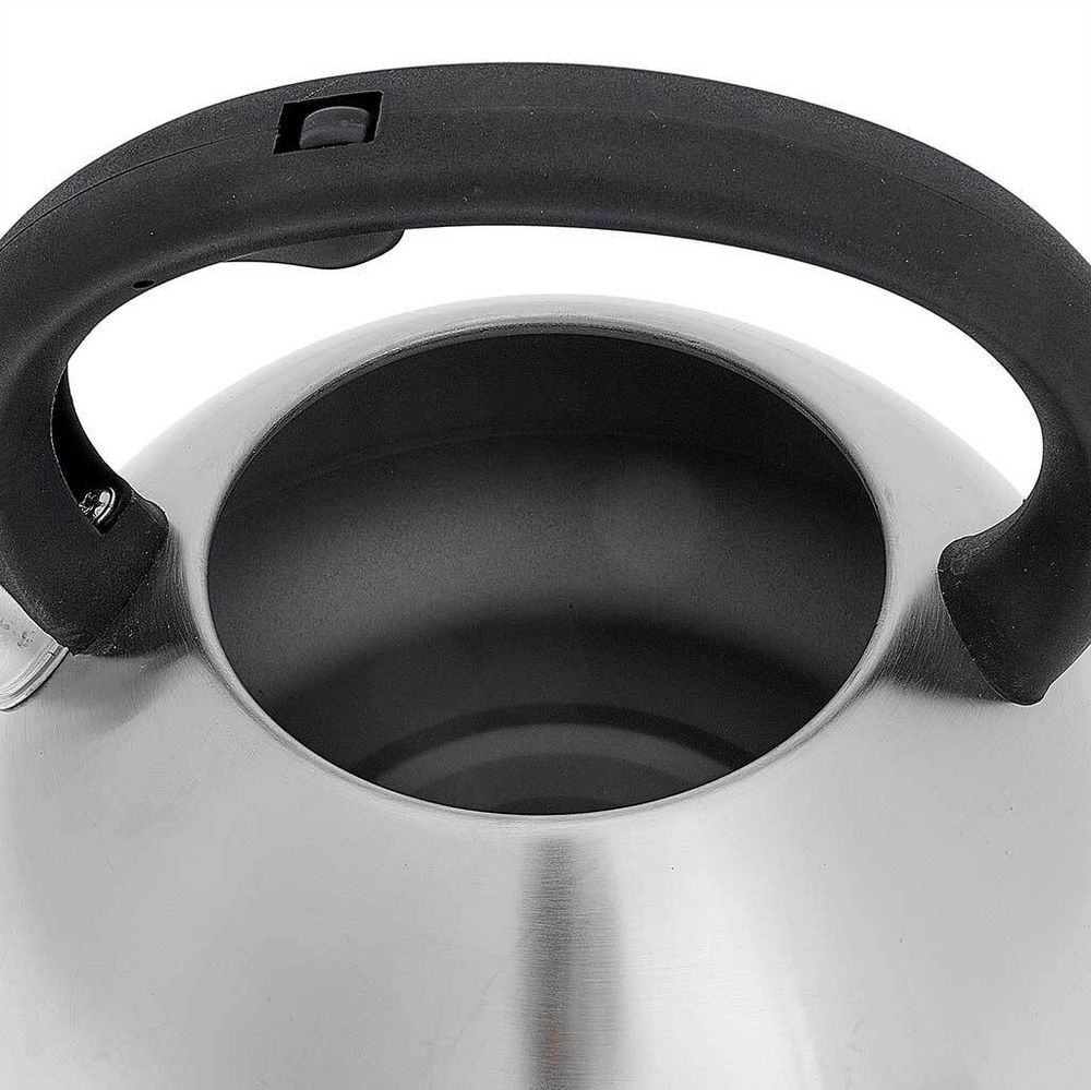 Чайник со свистком 3 л из нержавеющей стали, индукционное дно WEBBER BE-0587 сатин