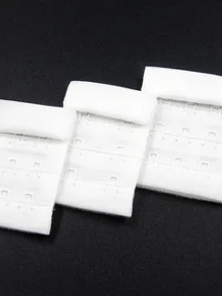 Набор крючки/петли, белый 001