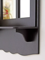 Зеркало на стену с полкой